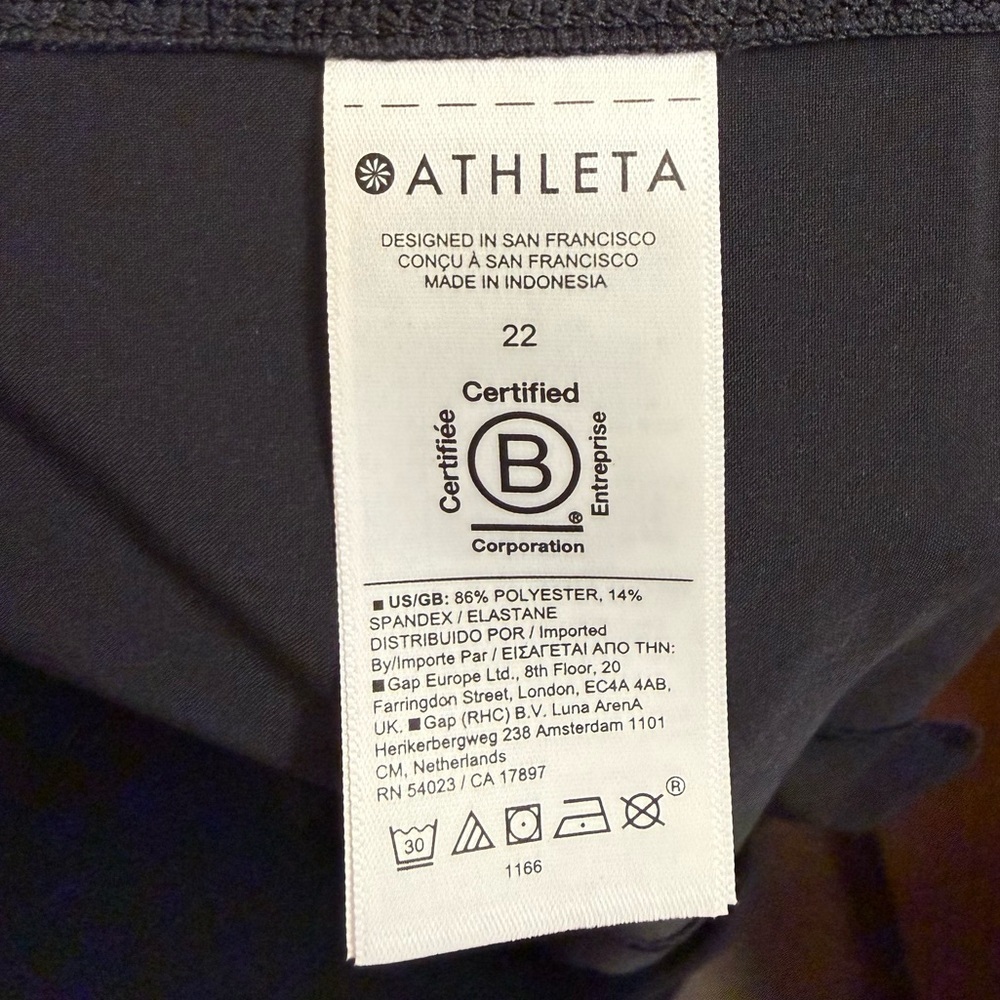 Athleta Brooklyn Heights High Rise Wide leg Trouser Pants plus size 16 black - Picture 12 of 13